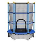 Speelgoed - Trampoline - Veiligheidsnet - Staal - Blauw
