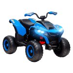 Kinderquad - Elektrische - LED-koplampen – Muziek - Blauw