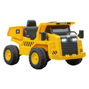 Kinderbagger - Kiepwagenbagger - Elektrisch - Afstandsbediening - Geel