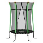 Trampoline voor kinderen - Veiligheidsnet - Stevig staal - Blauw