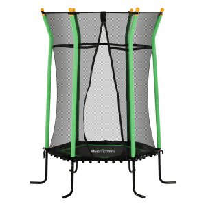 Trampoline voor kinderen - Veiligheidsnet - Stevig staal - Blauw