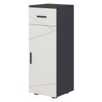 Badkamermeubel - Toiletmeubel - Verstelbare planken - Grijs