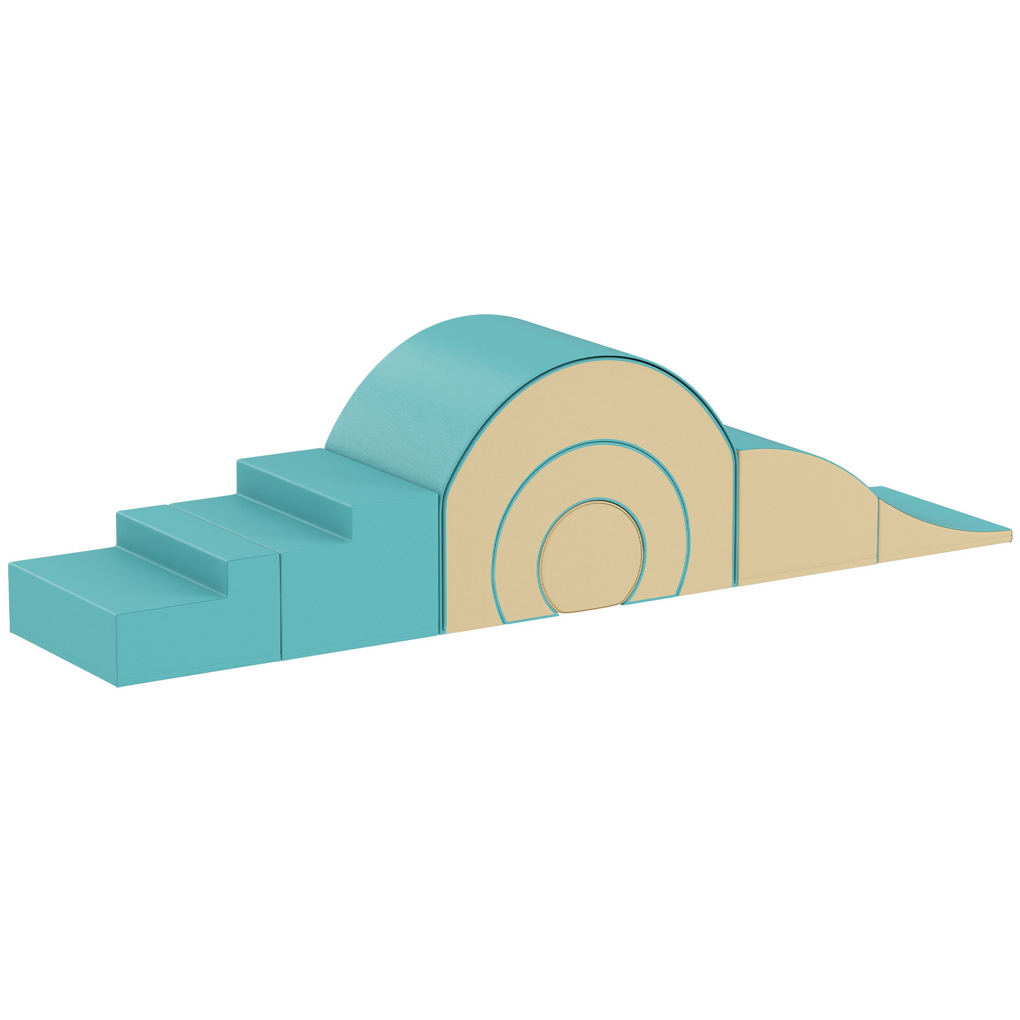 Spelende Peuters - Bouwsteen-set - Zacht & Creatief - Groen