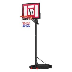 Sport & Outdoor - Basketbalring - Verstelbaar – Met wielen - Rood