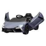 Kinderauto - Elektrisch en op afstand bestuurbaar - Grijs