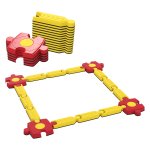 Speelgoed evenwichtsbalk - Zelf vormgevend - Flexibel - Geel/Rood