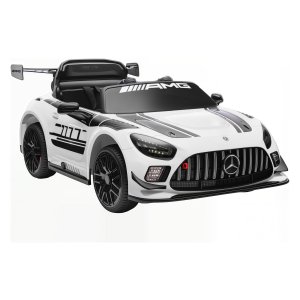 Kinderauto - Elektrisch - LED-verlichting - Wit