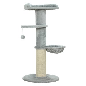 Krabpaal - Sisalpaal - Pluche - Lichtgrijs