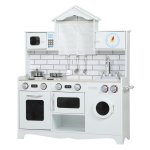 Kinderspeelset - Kinderkeuken - Geluidseffecten - Accessoires - Wit