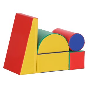 Speelgoedblokken - Zacht & Meerkleurig - Kunstleer & EPE-schuim