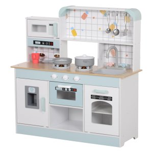Kleurrijke Speelkeukenset - Veel opbergruimte - MDF en roestvrij staal - Kleurrijk