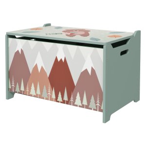 Speelgoedopbergbox - Klapdeksel - Schattig Groen