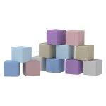 Babyspeelgoed - Bouwblokken - Zacht en veilig - Gemakkelijk schoon te maken - Diverse kleuren