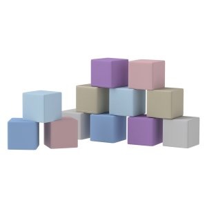 Babyspeelgoed - Bouwblokken - Zacht en veilig - Gemakkelijk schoon te maken - Diverse kleuren