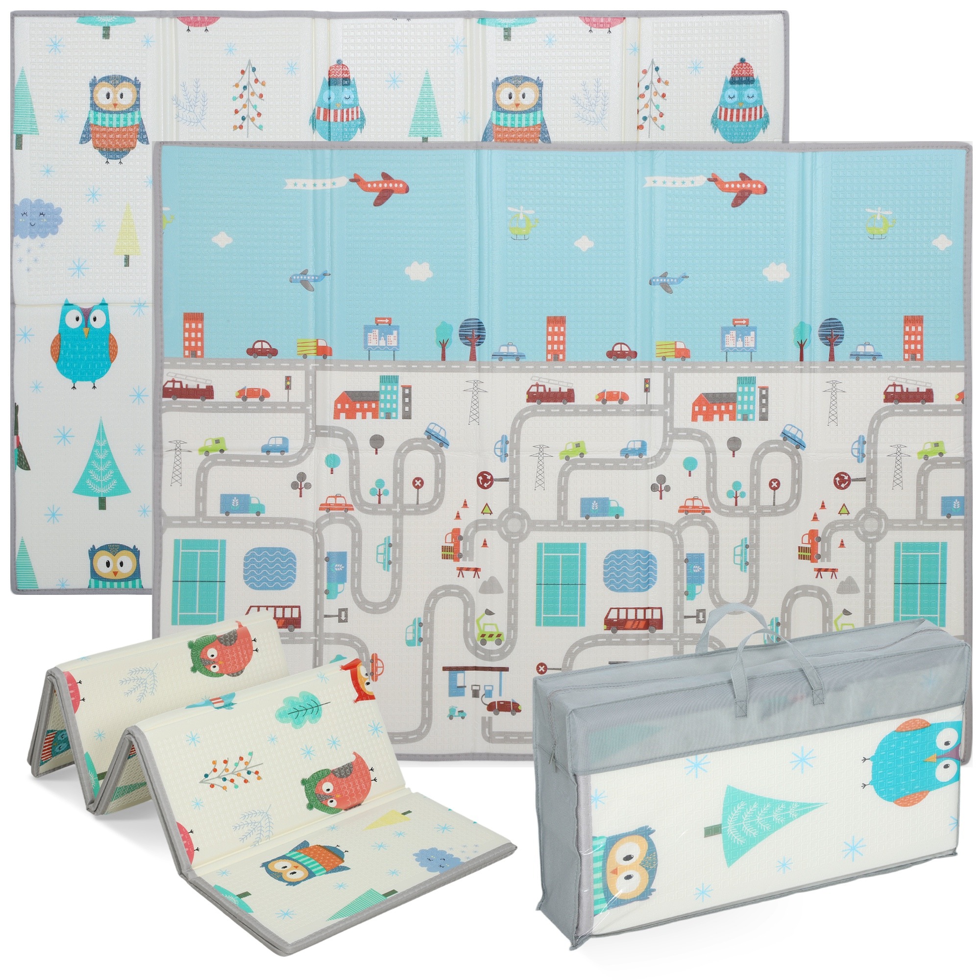 Speelmat - Dierenprint - Antislip - Comfort - Grijs