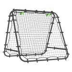 Voetbaldoel - Verstelbaar en opvouwbaar - Zwart