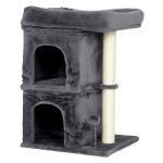 Krabpaal - Toren - Sisalpaal - Donkergrijs