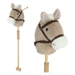 Speelgoedpaard - Geluid en rol - Grijs