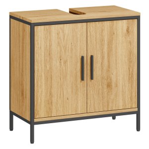 Badkamerkast - Eiken - Verstelbaar rek - Eiken