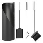 Kachelaccessoires - 4-delige set - metaal - zwart