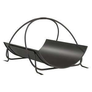 Opslagrek - Ruimtebesparend - Geometrisch design - Zwart