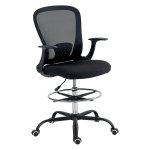 Bureaustoel - Ergonomisch - Verstelbare lendensteun - Zwart