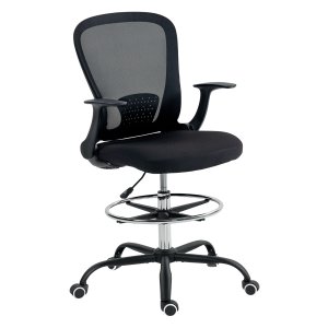 Bureaustoel - Ergonomisch - Verstelbare lendensteun - Zwart