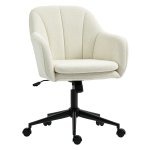 Bureaustoel - Bekleding - Fluweeluitstraling - Beige