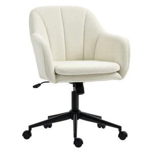 Bureaustoel - Bekleding - Fluweeluitstraling - Beige