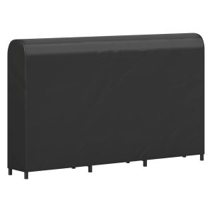 Opslagrek - Robuust en ruim - Waterdichte hoes - Zwart