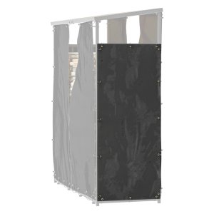 Houtopslag Hoes - Weerbestendig & Stofdicht - Zwart