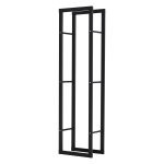 Houtopslagrek - Robuust en Duurzaam - Zwart