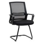 Ergonomische Stoel - Ademende Netstof - Comfortabele Schuimvulling - Zwart