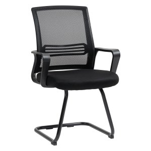 Ergonomische Stoel - Ademende Netstof - Comfortabele Schuimvulling - Zwart