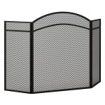 Vonkenscherm - Stijlvolle Vonkenvanger - Inklapbaar - Zwart