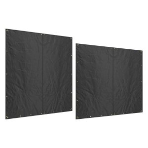 Houtopslaghoes - Weerbestendig - Stofbestendig - Zwart