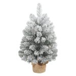 Kerstboom - Kunstkerstboom - Sneeuw - Dennenappels - Wit