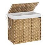 Wasmand - Handgeweven - Opvouwbaar - Natuurlijk