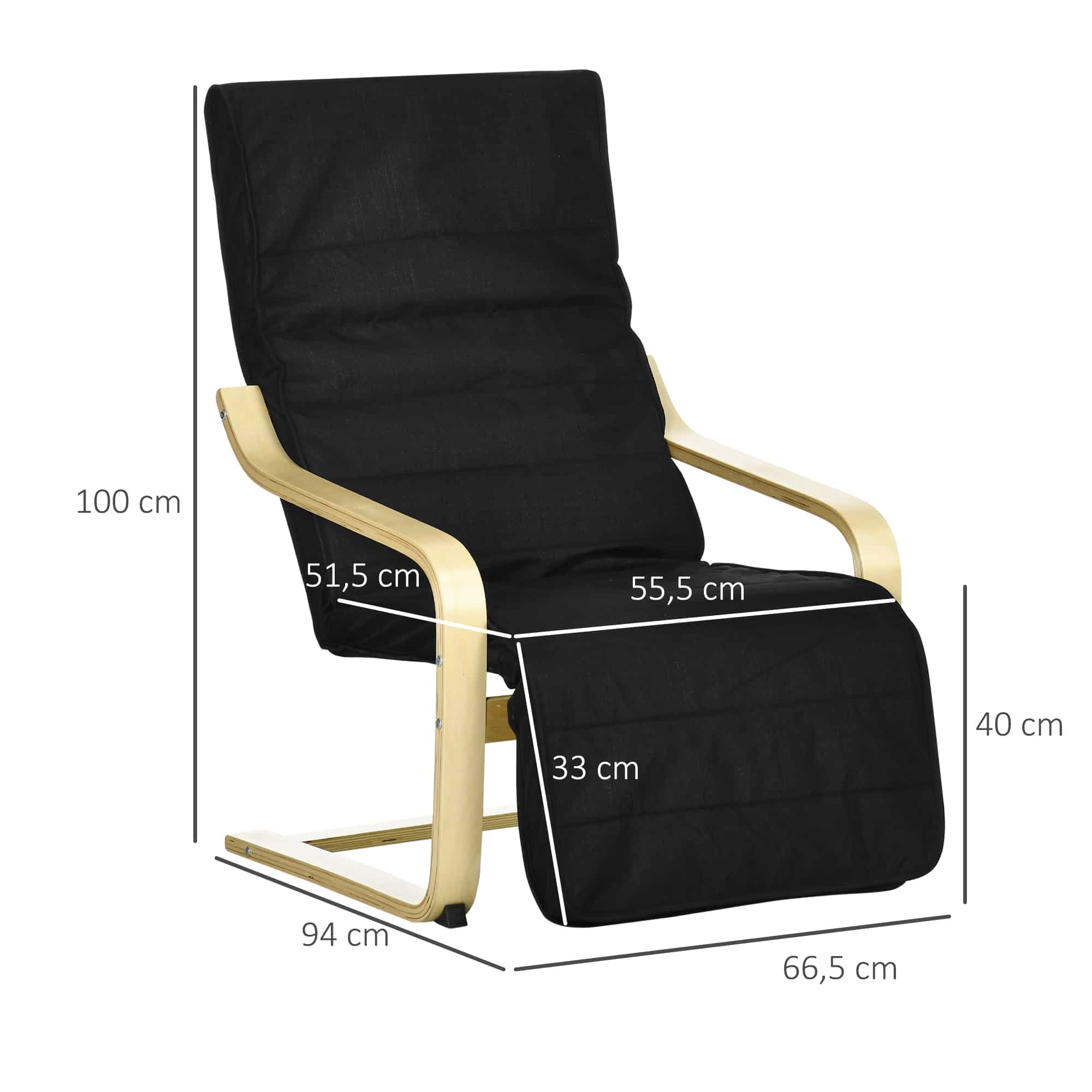Kave Home Schommelstoel Maustin Bouclé Kave Home Schommelstoel Maustin Bouclé