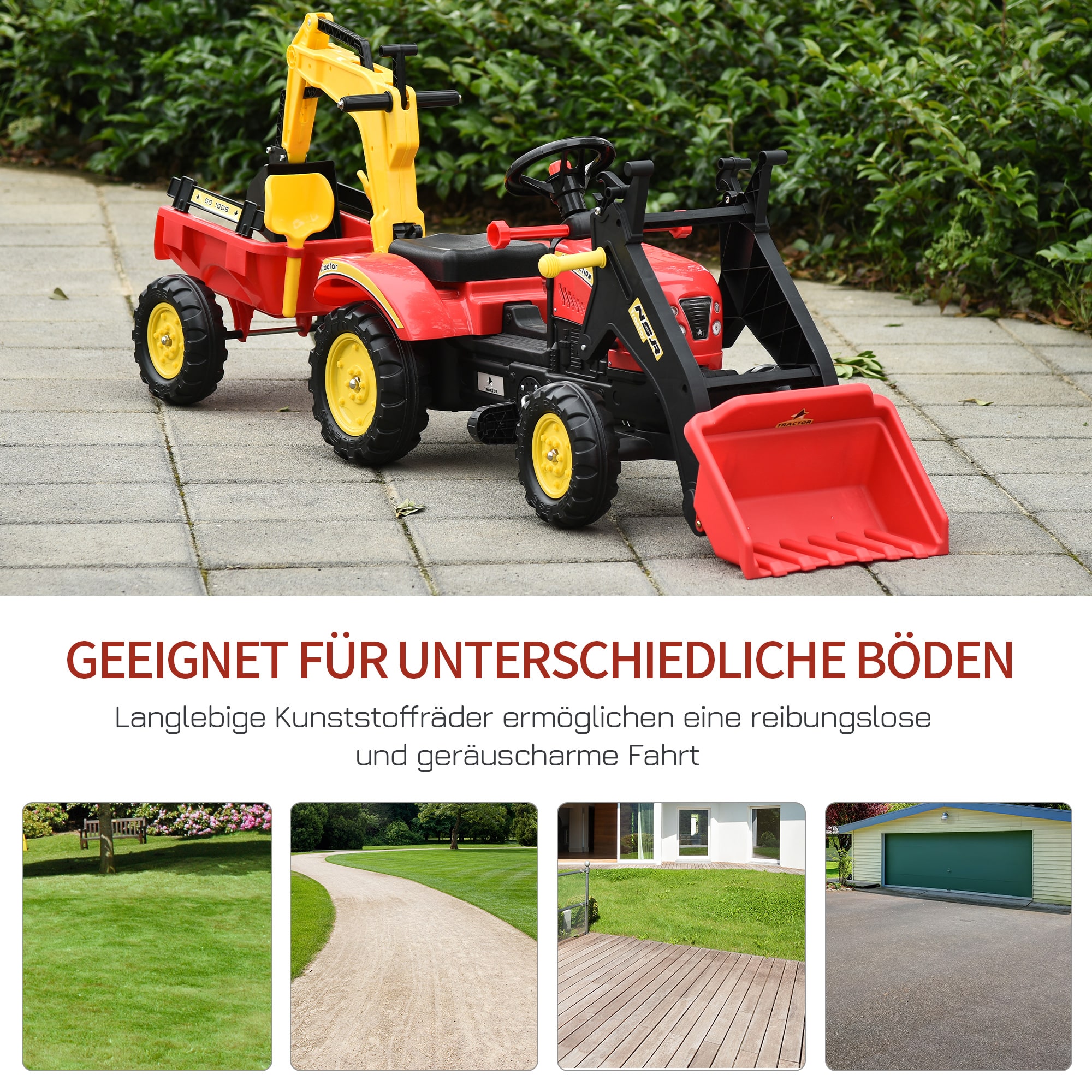 BIG John-XL Loader Traptractor met voorlader bestel bij